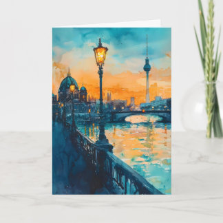 Berlijn Aquarel 4 Kaart