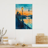 Berlijn Aquarel 4 Poster (Keuken)