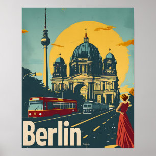 Berlijn Art Deco Poster