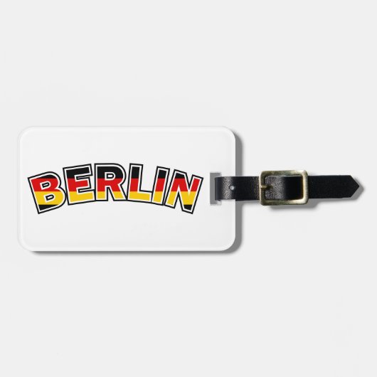 Berlijn Bagagelabel (Voorkant horizontaal)