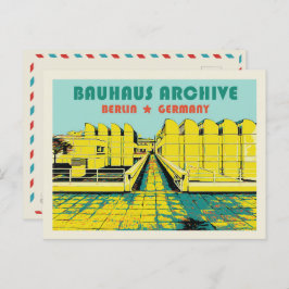 Berlijn, Bahaus Archive, Briefkaart Duitsland