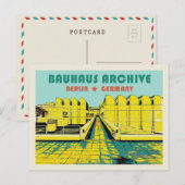 Berlijn, Bahaus Archive, Briefkaart Duitsland (Voorkant / Achterkant)
