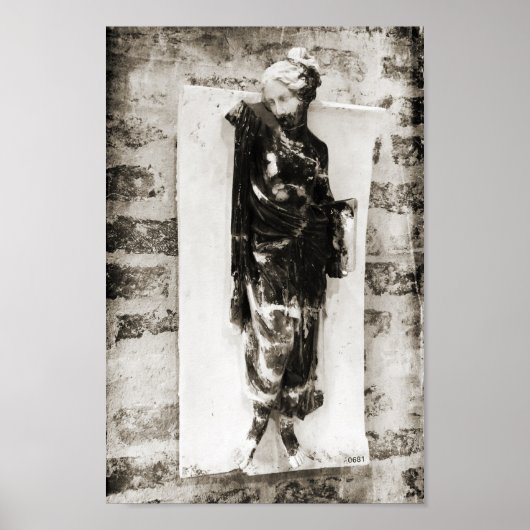 Berlijn beeld | Zwart-wit Poster (Voorkant)