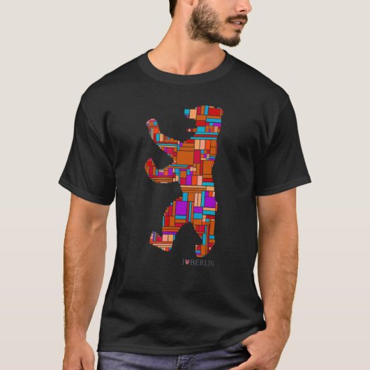 Berlijn Beer I Love Berlin T-shirt (Voorkant)