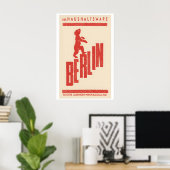Berlijn Beer Luciferdoosje Label Print - Vintage D (Thuiskantoor)