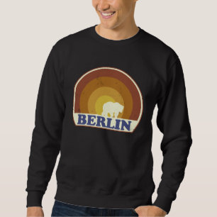 Berlijn Berlijnse Beer  Vintage Retro Hoofdstad va Trui
