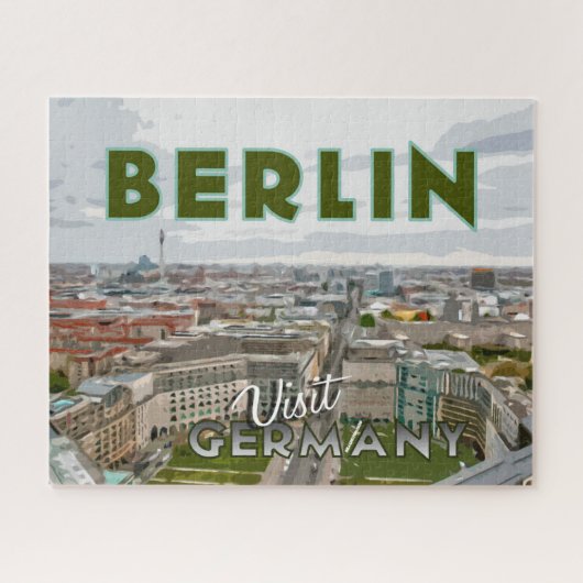 Berlijn, bezoek Duitsland Puzzle Legpuzzel (Horizontaal)