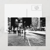 Berlijn bij nacht briefkaart (Voorkant / Achterkant)