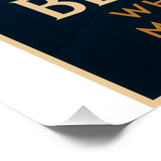 Berlijn – "Brandenburger Tor Lights" Perfect Poster (Hoek)