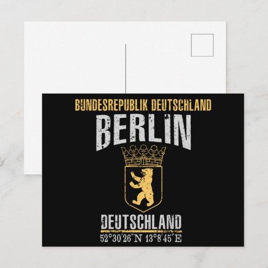 Berlijn Briefkaart (Voorkant / Achterkant)