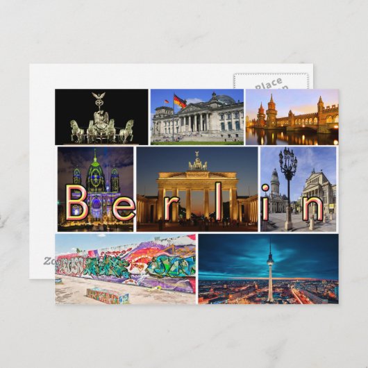 Berlijn Briefkaart (Voorkant / Achterkant)