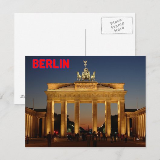 Berlijn Briefkaart (Voorkant / Achterkant)