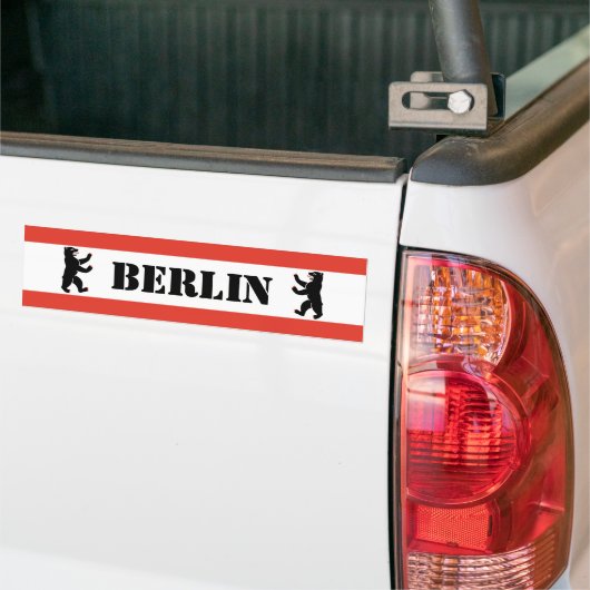 Berlijn Bumpersticker (Op Truck)