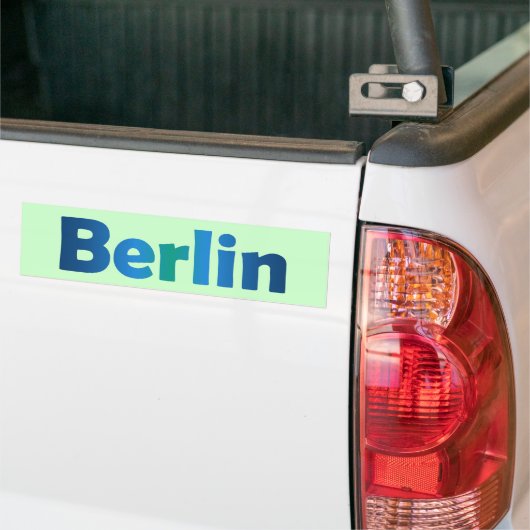 Berlijn Bumpersticker (Op Truck)