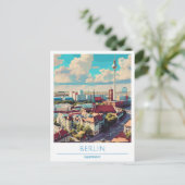 Berlijn City Duitsland Reizen Briefkaart (Staand voorkant)
