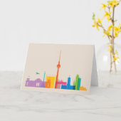 Berlijn, Cityscape van Duitsland Kaart (Gele Bloem)