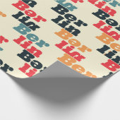 Berlijn creatief patroon. cadeaupapier (Hoek)