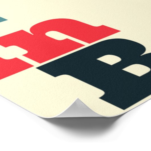 Berlijn creatief patroon. poster (Hoek)