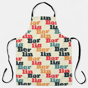 Berlijn creatief patroon. schort