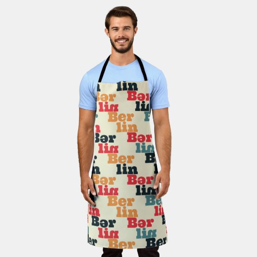 Berlijn creatief patroon. schort (Gedragen)