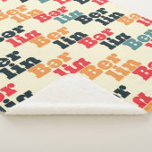 Berlijn creatief patroon. sherpa deken (3/4)