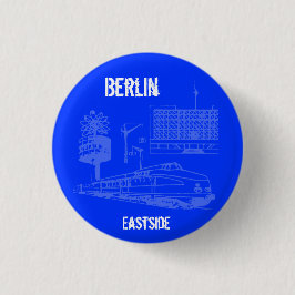 Berlijn DDR Design Ronde Button 3,2 Cm