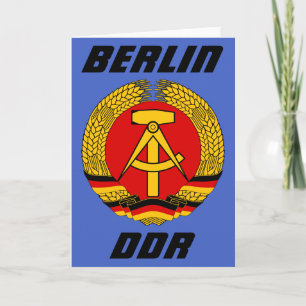Berlijn, DDR - Deutsche Demokratische Republik Kaart