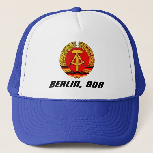 Berlijn, DDR - Deutsche Demokratische Republik Trucker Pet (Voorkant)
