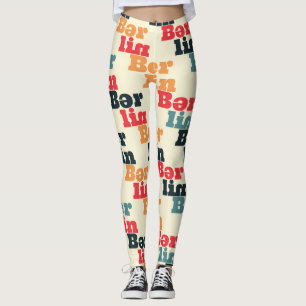 Berlijn Digitaal Creatief, Print Patroon. Leggings
