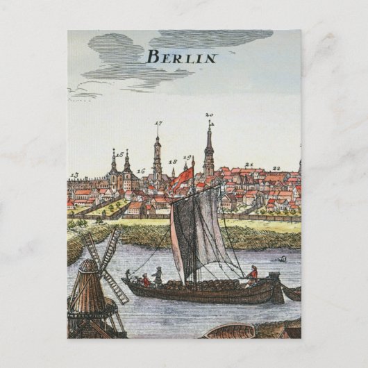 Berlijn, Duitsland, 1737 Briefkaart (Voorkant)