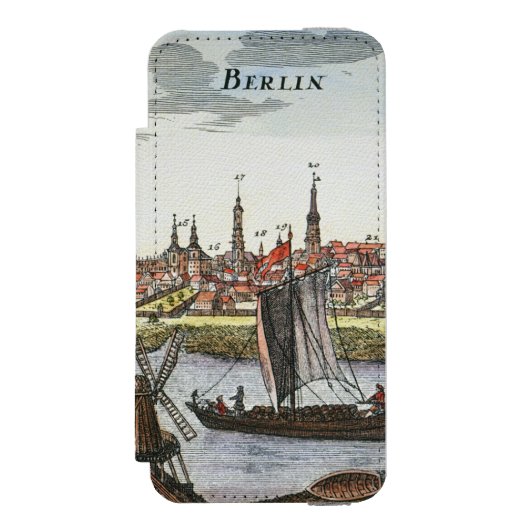 Berlijn, Duitsland, 1737 Incipio iPhone Portemonnee Hoesje (Voorkant Agenda)