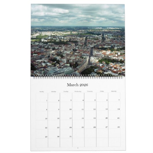 Berlijn Duitsland 2025 groot Kalender (Mar 2026)