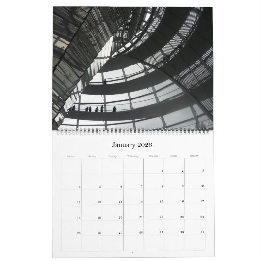 Berlijn Duitsland 2025 groot Kalender (Jan 2026)