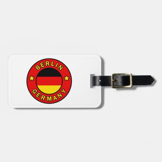 Berlijn Duitsland Bagagelabel (Voorkant horizontaal)