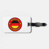 Berlijn Duitsland Bagagelabel (Achterkant horizontaal)