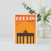 Berlijn Duitsland Brandenburg Gate Travel Briefkaart (Staand voorkant)