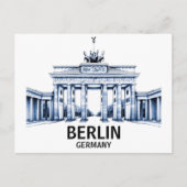Berlijn Duitsland Brandenburger Tor Briefkaart (Voorkant)