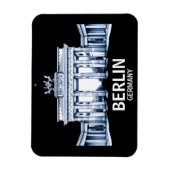 Berlijn Duitsland Brandenburger Tor Magneet (Verticaal)