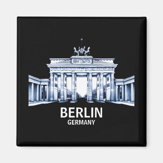 Berlijn Duitsland Brandenburger Tor Magneet (Voorkant)