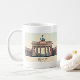 Berlijn Duitsland Brandenburger Tor Pastelreizen Koffiemok