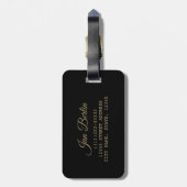 Berlijn Duitsland Brandenburger Tor  Souvenir Bagagelabel (Achterkant verticaal)