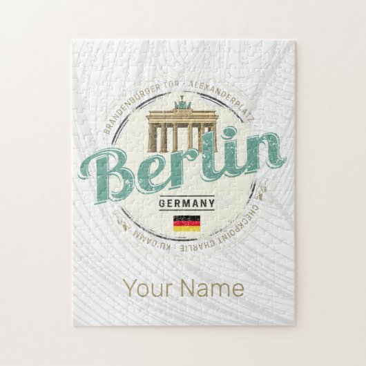 Berlijn Duitsland Brandenburger Tor  Souvenir Legpuzzel (Verticaal)