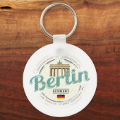 Berlijn Duitsland Brandenburger Tor  Souvenir Sleutelhanger (Voorkant)