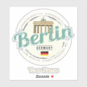 Berlijn Duitsland Brandenburger Tor  Souvenir Sticker (Vel)
