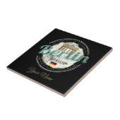 Berlijn Duitsland Brandenburger Tor Souvenir Tegeltje (Zijkant)