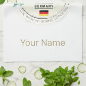 Berlijn Duitsland Brandenburger Tor  Souvenir Theedoek (Gevouwen)