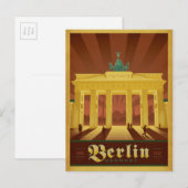 Berlijn, Duitsland Briefkaart (Voorkant / Achterkant)