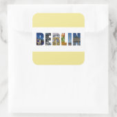 Berlijn Duitsland City Travel Photos Vierkante Sticker (Tas)