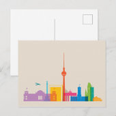Berlijn, Duitsland Cityscape Briefkaart (Voorkant / Achterkant)
