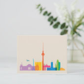 Berlijn, Duitsland Cityscape Briefkaart (Staand voorkant)
